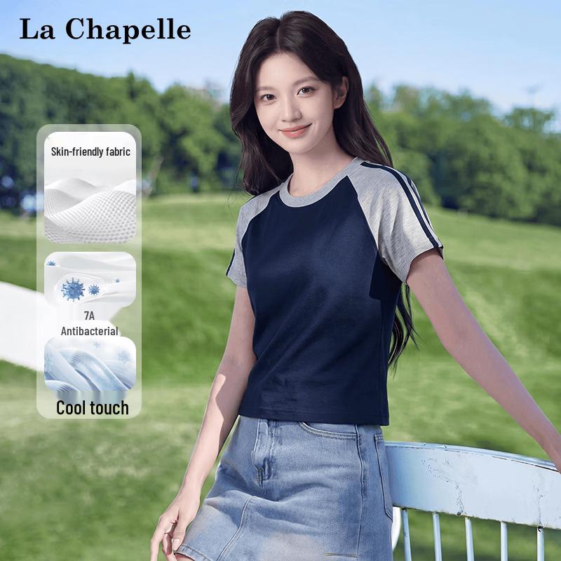 La Chapelle Women s Ice Silk Cooling Slim Fit T-Shirt L