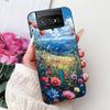 For Asus Zenfone 7 ZS670KS Case I002D Popular Flower Soft Black Silicone Phone Cover For Zenfone 7 Pro ZS671KS Funda I002DD Capa