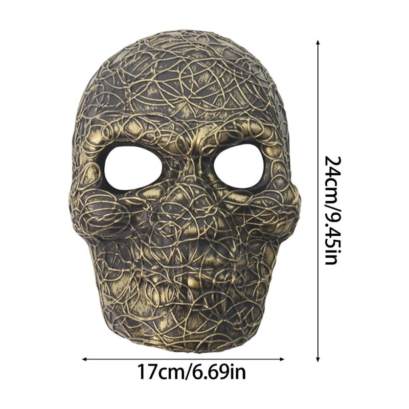 Masquerade Mask Party Mask Scary Halloween Mask Skeleton Mask,Skull Full Face Mask for Women Men Mardi Gras Mask Gifts
