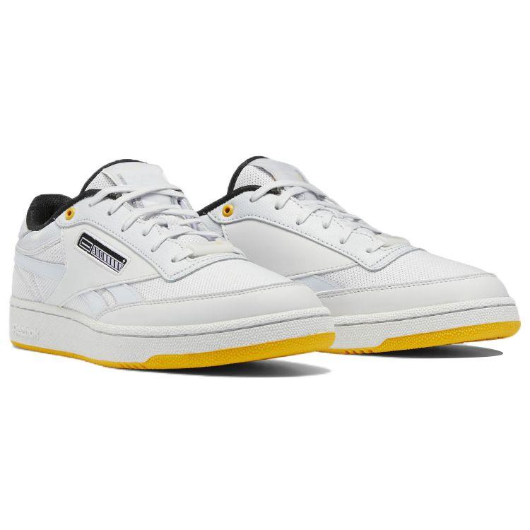 Jurassic World x Reebok Club C Revenge Biosyn Genetics Unisex Sneakers White Spirit-White Silver-Metallic HQ6205