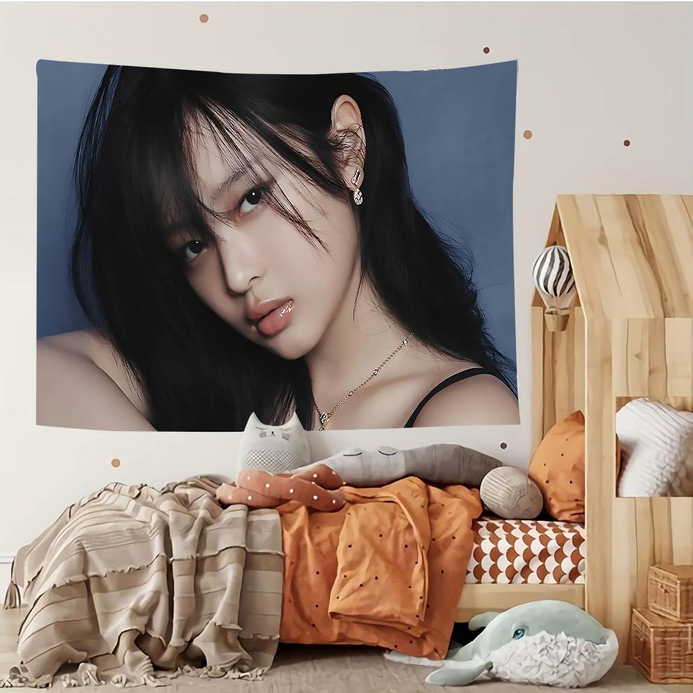 Hanni LE SSERAFIM Tapestry Customizable Tapestries Of Various Styleswall Hangings Celebrity Photo Printingwall Hangings