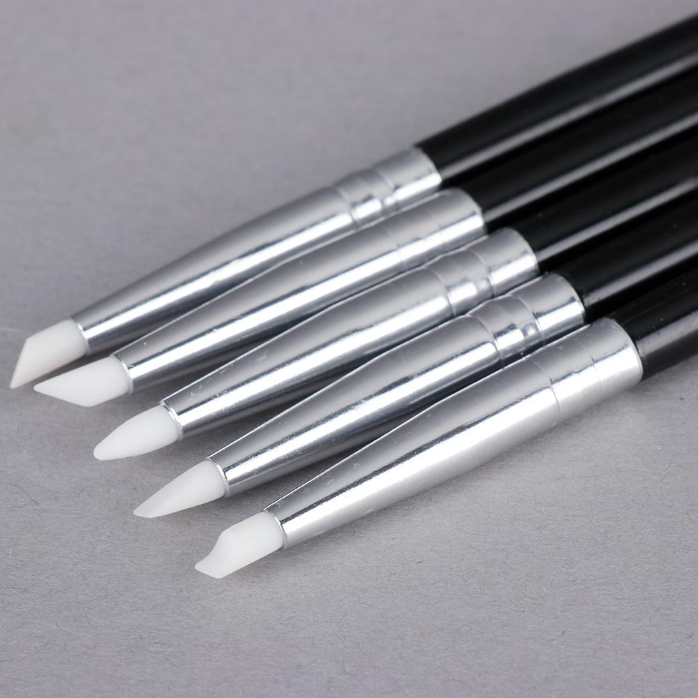 Modelling Wood Handle Craft Carving Nail Art Silicone Pen Clay Shaper Sculpting Pottery Tool