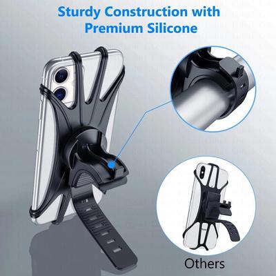 Support Universel pour Téléphone Portable de Moto Vélo pour iPhone Samsung Xiaomi Huawei Téléphone Portable Mobile Vélo Guidon Support