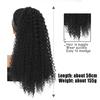 WTB 20 Inch Drawstring Ponytail Synthetic Wig Small Roll Drawstring Long Ponytail Natural Fluffy Gradient Drawstring Ponytail