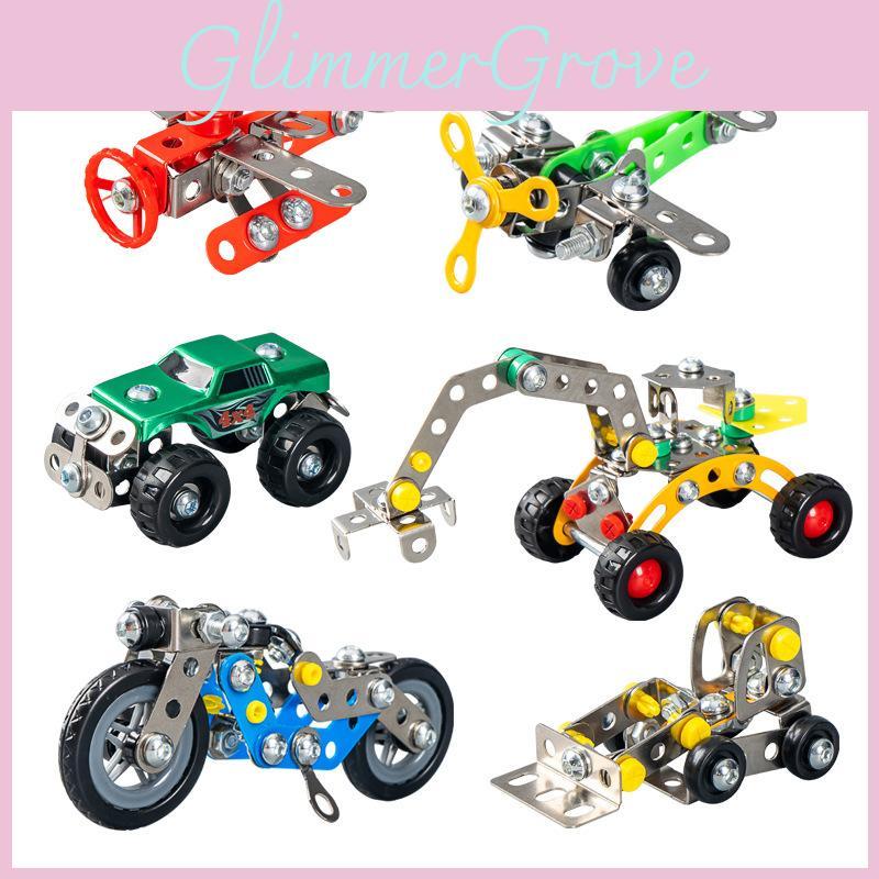 Alloy Construction Toy Kit For Kid With Diy Engineering Model Building Playset For Children