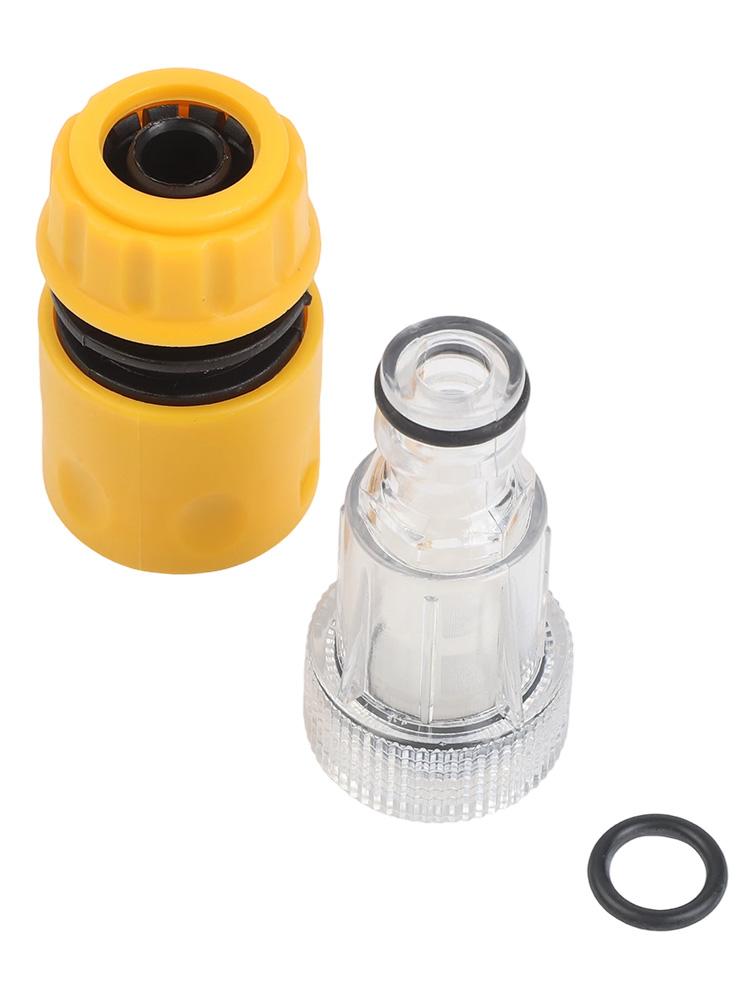 Kunststoff-Filterschlauch-Wasserhahn-Adapter-Anschlussstück-Adapter Für Auto-Hochdruckreiniger-Schnell-Gartenschlauchanschluss