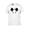 Black Classic Mouse Ears TShirt Man T Shirts for Men T Shirts for Man Pack White TShirt