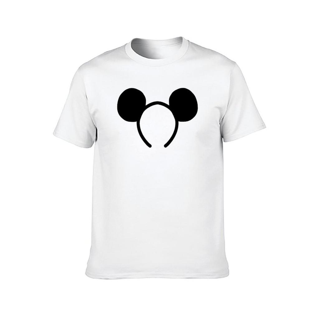 Black Classic Mouse Ears TShirt Man T Shirts for Men T Shirts for Man Pack White TShirt