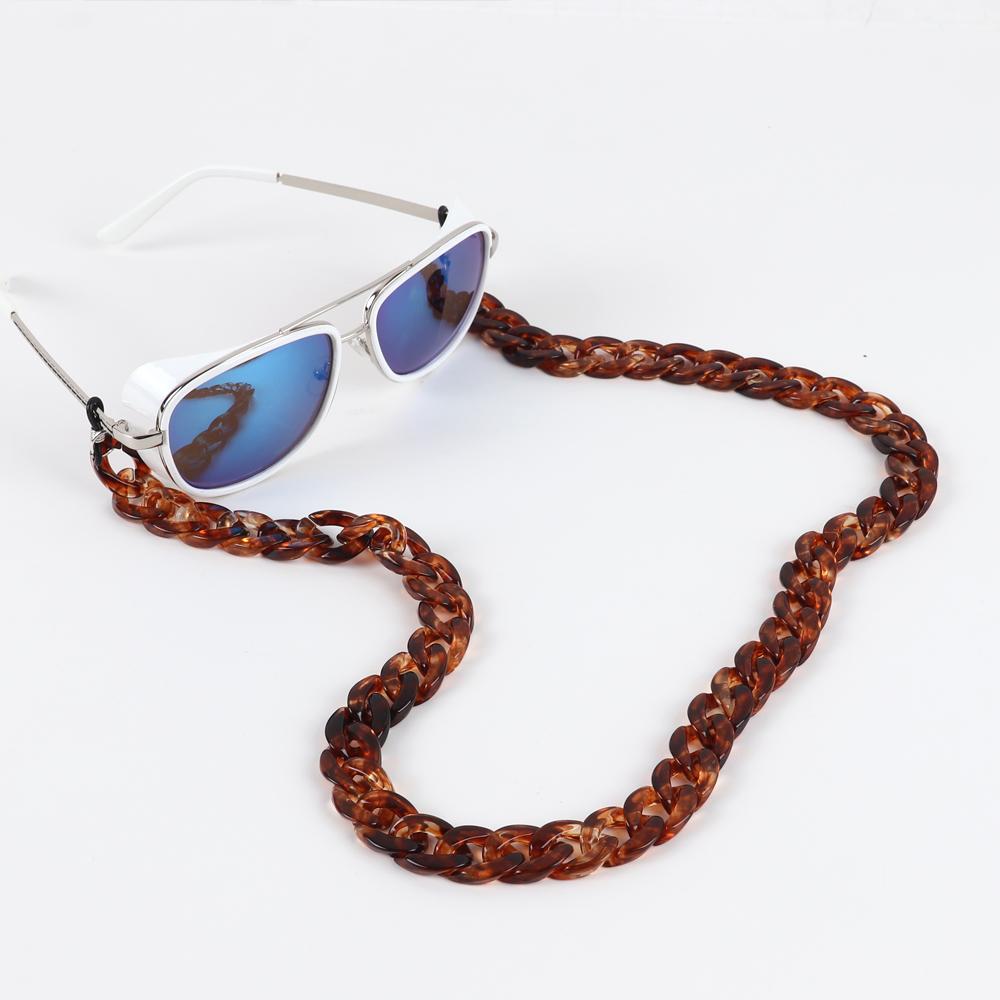 Acrylic Glasses Chains For Women Holder Cord Reading Sunglasses Chain Men Lanyard Eyeglasses Hanging Neck Chain Strap Rope Trend