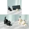 Lazy Cat Resin Ipad Stand With Unique For Office And Bedroom Use