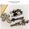 5Pcs Neue Retro Haarnadeln Set Feder Perle Haar Clip für Frauen Geometrische Kristall Barrettes Mädchen Haar Zubehör