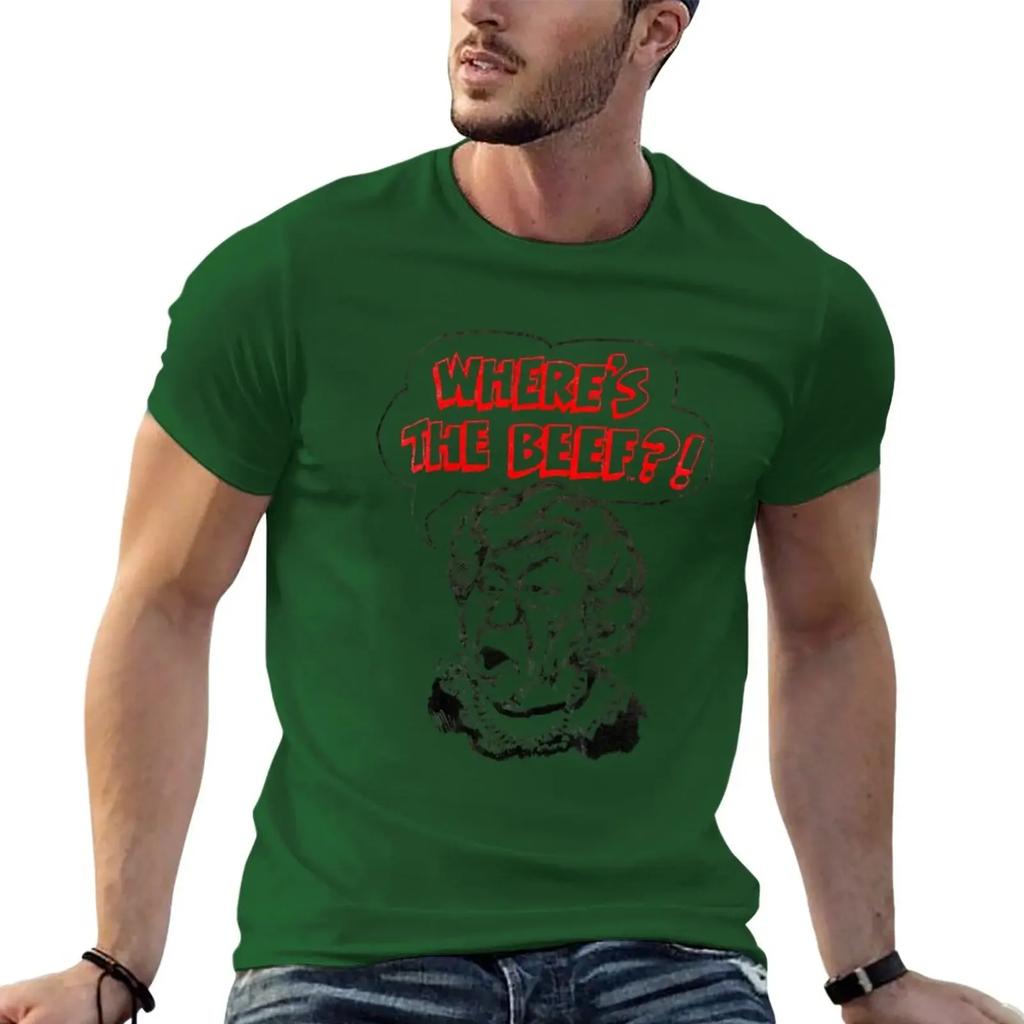 Where's The Beef! T-Shirt Short sleeve tee cute tops slim fit t shirts for