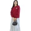 Anta Comfortable Soft Letter Number Minimalist Round Neck Loose Versatile Sweatshirt Women sweatshirt 162548704N-3