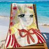 Cartoon C-Candy Candy Kawaii Towel Sports Quick Dry Travel Camping Gear Sandproof Soft Light Large Beach Towel