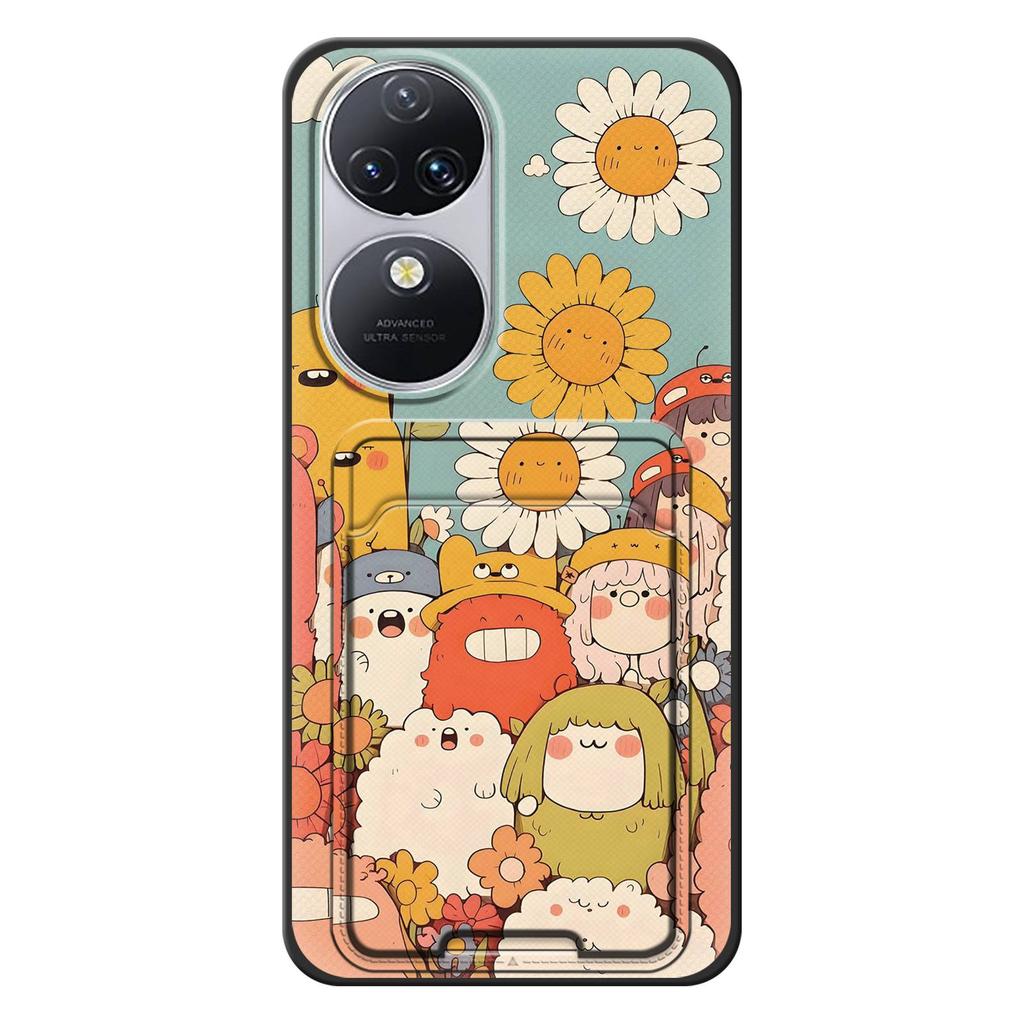 Wasserdichte Niedliche Handyhülle Für Oukitel C38 Graffiti Weiche Hülle Kartenfach Schmutzabweisend Stoßfest Vollständig umschließend Cartoon TPU
