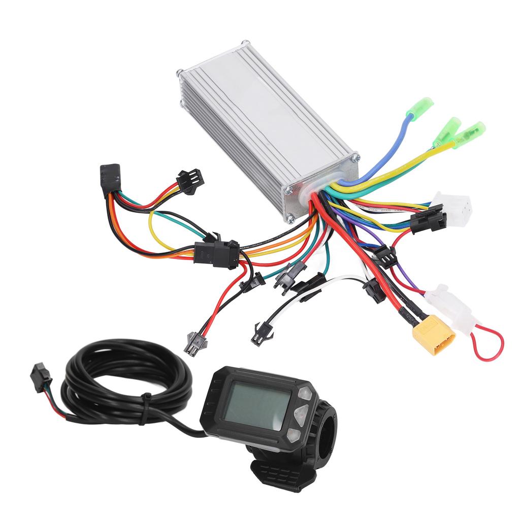 Brushless Controller Kit 36V 48V 500W Electric Motor Controller LCD Display Kit for Electric Scooter Electric Bike