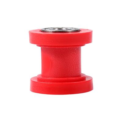 Duokon 10mm Chain Roller Slider Tensioner, Guide Pulley Wheel Guide Pit Dirt Mini Bike Moto Atv (Red)