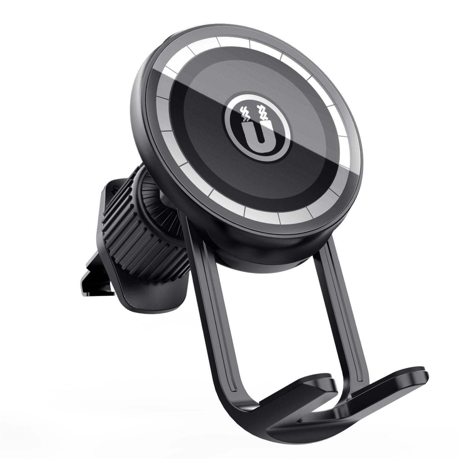 Car navigation mobile phone holder Nano washing suction cup bracket Dashboard Powerful magnetic suction center console mobile phone holder