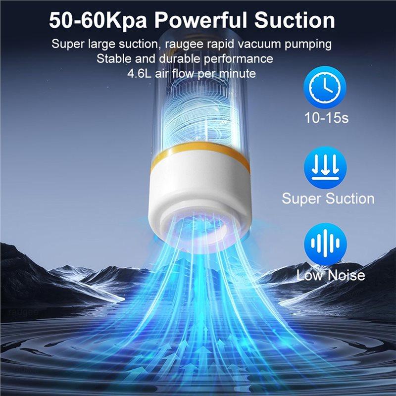 ABWR-Rechargeable Electric Air Pump Vacuum Sealed Bag Storage Bag For Food Fresh-Keeping Automatic Vacuum Compression Machine