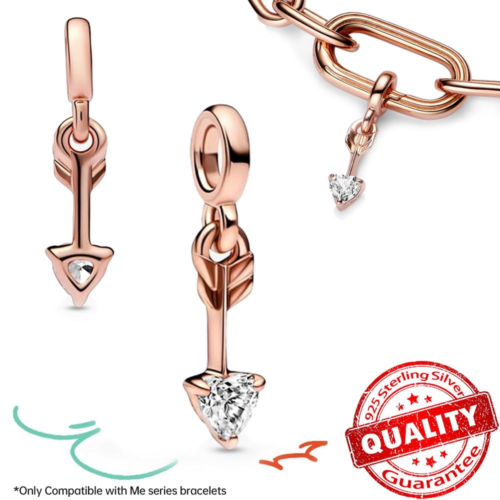 Original Copper Angel Wings Heart Luck Ladybird Mini Dangle Charm Fit Original Me Bracelet For Women Jewelry Gift