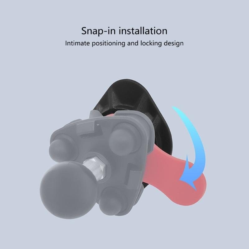 Adjustable Motorcycle Phone Holder Stand Twist Lock Suction Base Double Socket Arm for Stable and Vibration Frees Riding