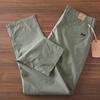 2025 Men's Summer Gray Elastic Straight-Leg Quick-Dry Casual Pants