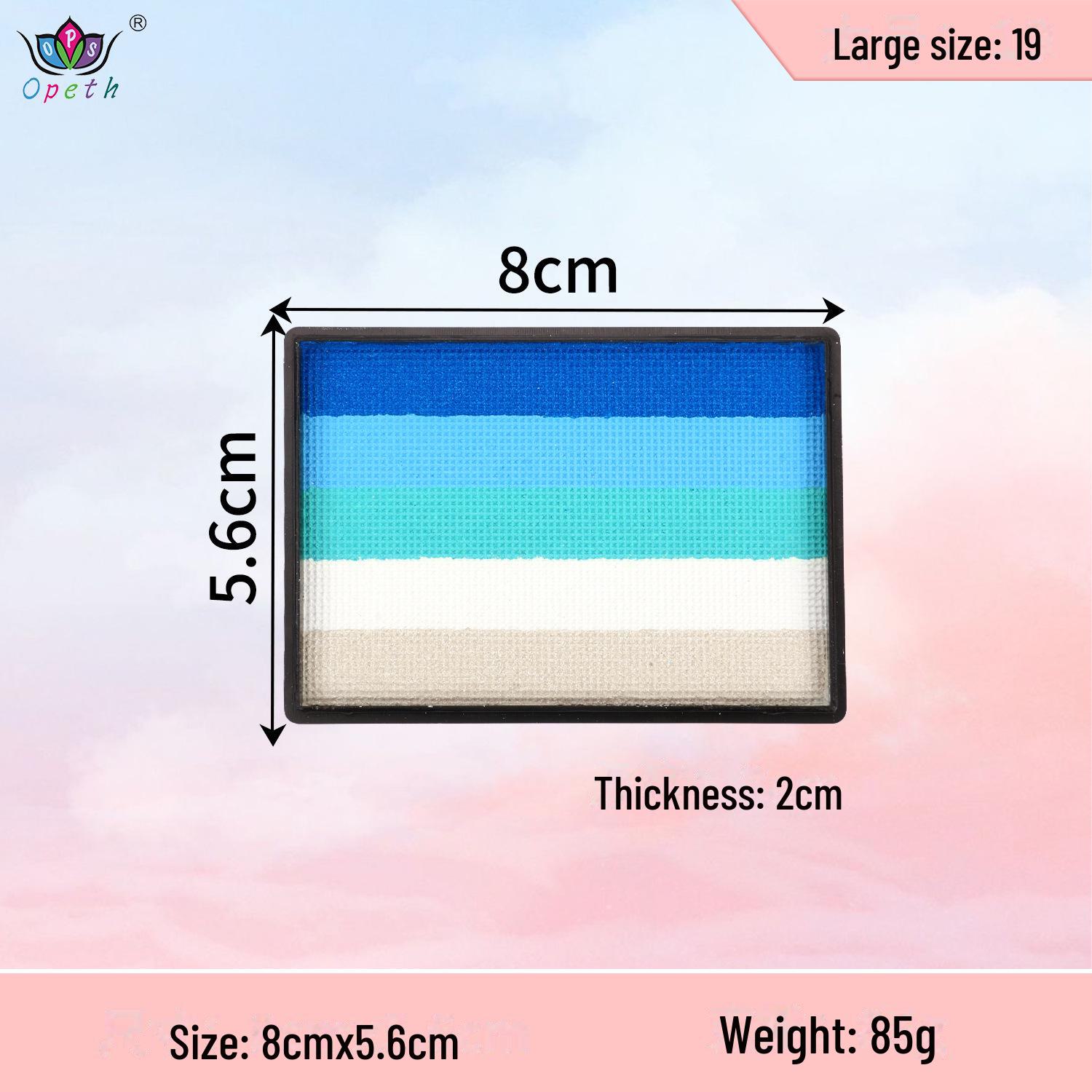 

Водорастворимая радужная краска для лица для детей Water-soluble face paint