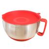 Stainless Steel Mixing Bowl Scaled Salad Basin Multifunctional Kneading Dough Bowl  Cream
