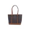 Michael Kors MK Jet Set Travel Monogram Logo Tote Bag Dámská tote Hnědá 35S0GTVT1V-BROWN