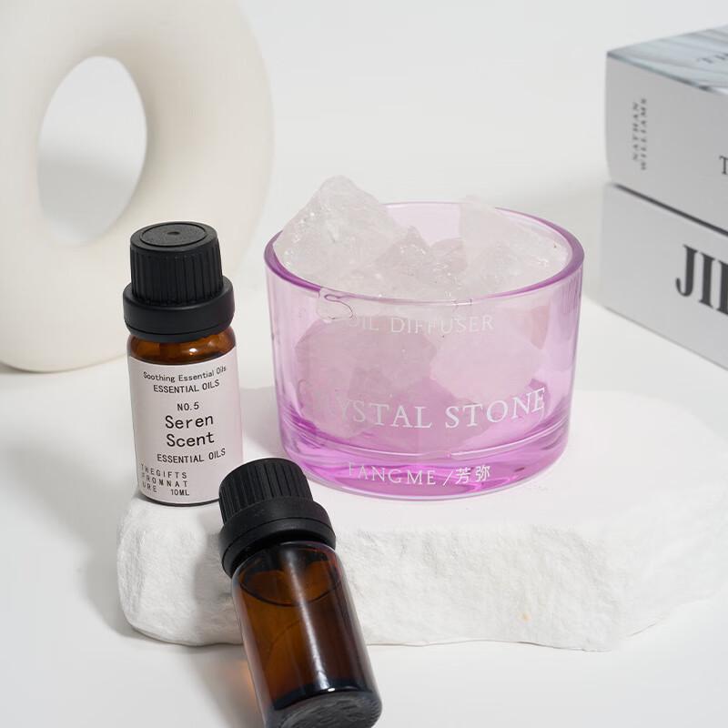 Rose Scented Crystal Stone Diffuser Set