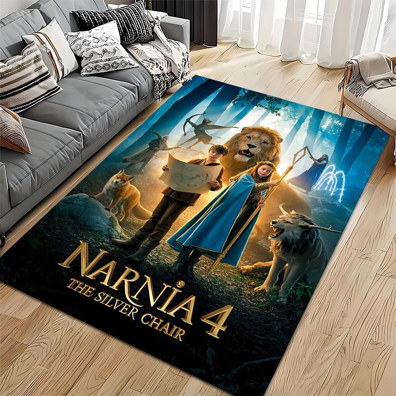 Fantasy Carpet with Lion Design suitable as a non-slip mat for the living room or bedroom sofa