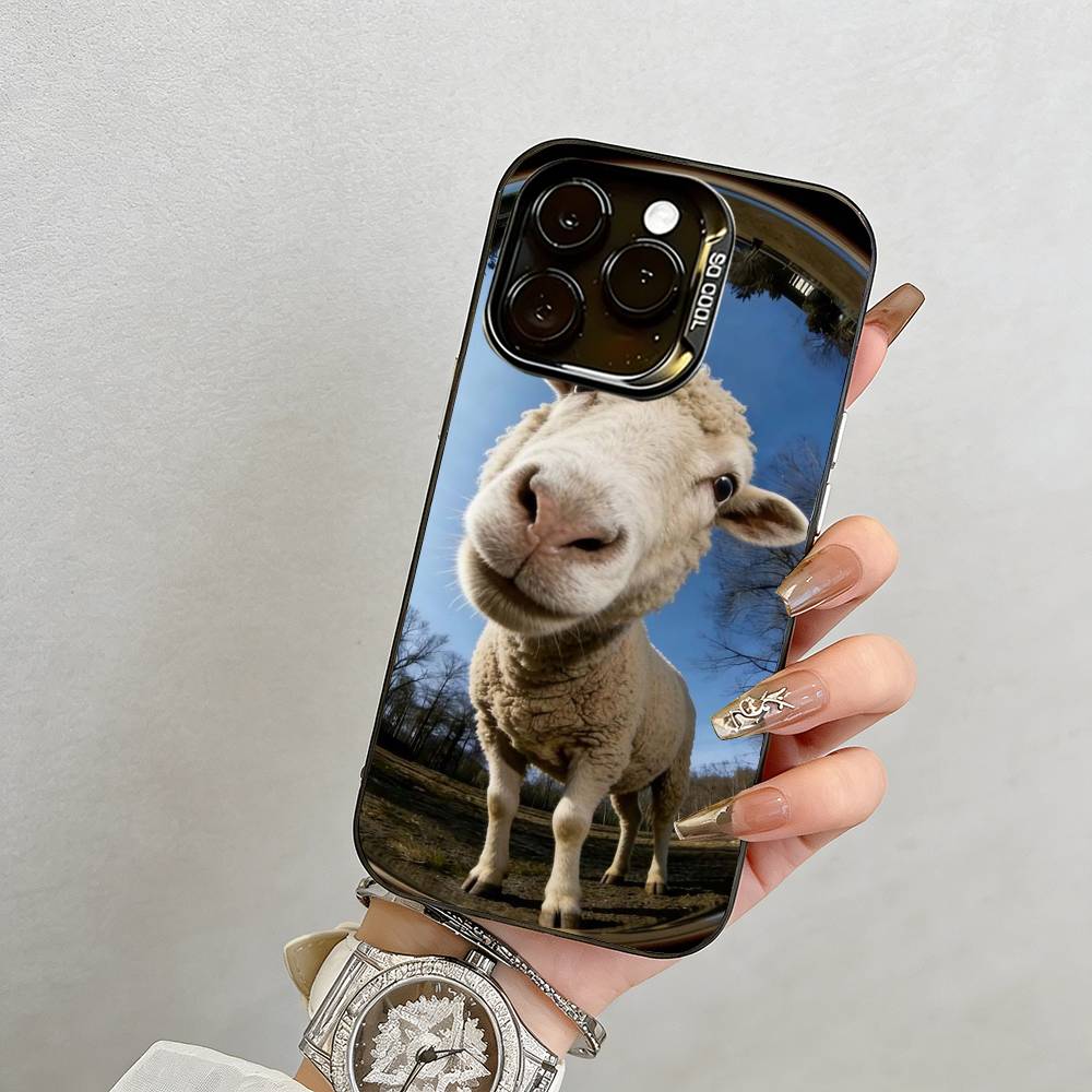 

Different animals Phone Case For iPhone 17,16,15,14,13,12,11 Plus,Pro Max,XS,Colorful Silver Black Cover iPhoneXsMax