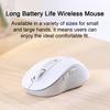 M650 Wireless Mouse 2.4GHz Bluetooth-compatible Dual Modes Ergonomic DPI Adjustable Mute Mini Lightweight Universal Cordless Computer Office Mouse PC