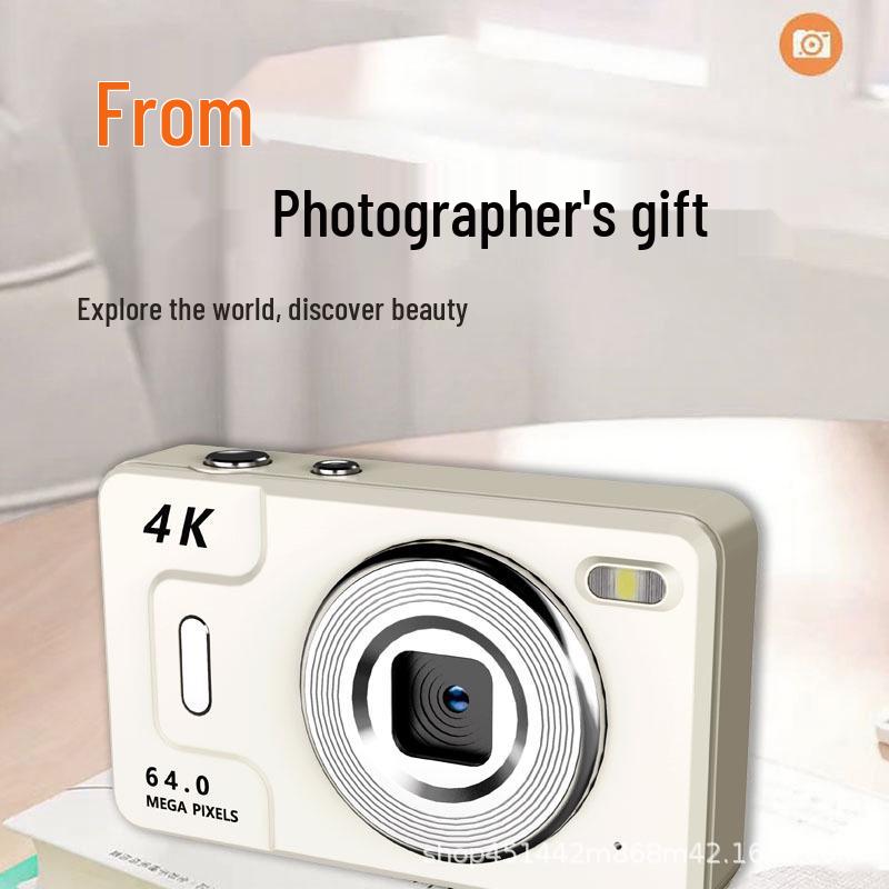 8MP CCD HD Digital Camera for Students & Kids, 64MP Photo, Home Video Camcorder