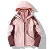 Unisex 3-in-1 Waterproof Windproof Outdoor Jacket With Fleece Liner Hiking Climbing Skiing Small Stature
