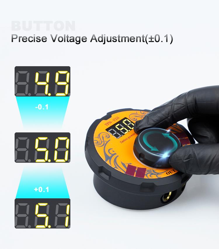 Dual Mode Switch Tattoo Power Supply Voltage With Power Adaptor For Coil Frame Rotary Tattoo Machine Control Switch