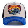 Unisex Sommer Angelmütze Atmungsaktives Mesh Truckerhut Herren Damen Großer LKW Bestickt Snapback Outdoor Angelhut