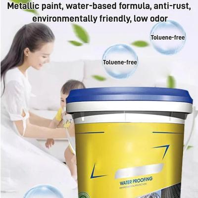 350g Water-based Rust-proof Paint Metal Paint Renovation Paint For Steel Anti-corrosion Outdoor Waterproof Railings Iron Doors