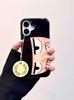 Kawaii Q-version Japanese Snime Girl Phone Case For iPhone 17 16 15 13 11 Pro Max PLUS MINI Air XR XSMax Black Y2K Cover Simple