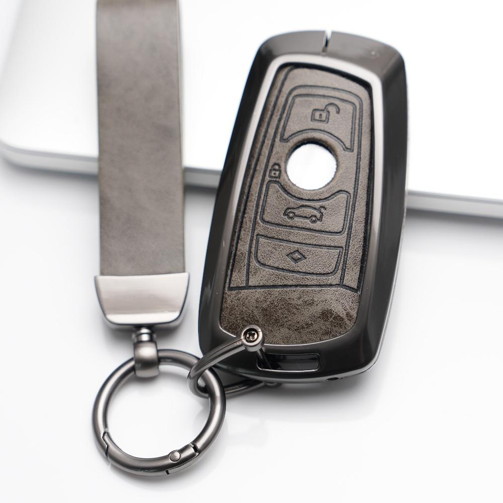 Zinc Alloy Leather For Bmw F30 F31 F32 F34 F20 F21 F07 F10 1 3 5 7 Series M3 M4 X1 X3 G01 X4 G02 X5 F15 F16 Car Key Case Cover