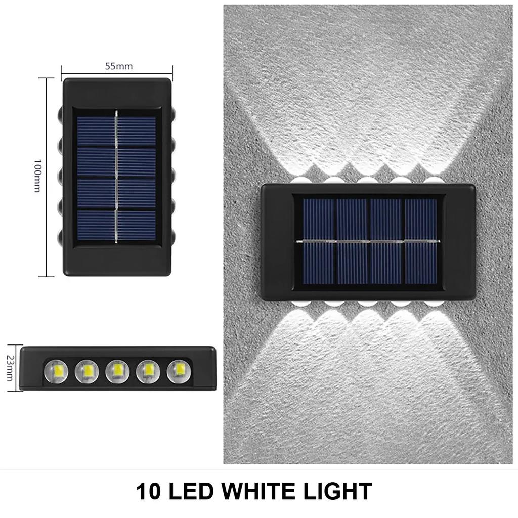 LED Wall Lamp 4/6/8/10/12 Outdoor Wall Lamp Up And Down Towards Lighting For Indoor Room Decoration Garden Lighting Street Light