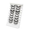 8 Paar Volle Dicke Natürliche Wimpern Dicke Biegung Falsche Wimpern 3D Stereoskopische Falsche Wimpern