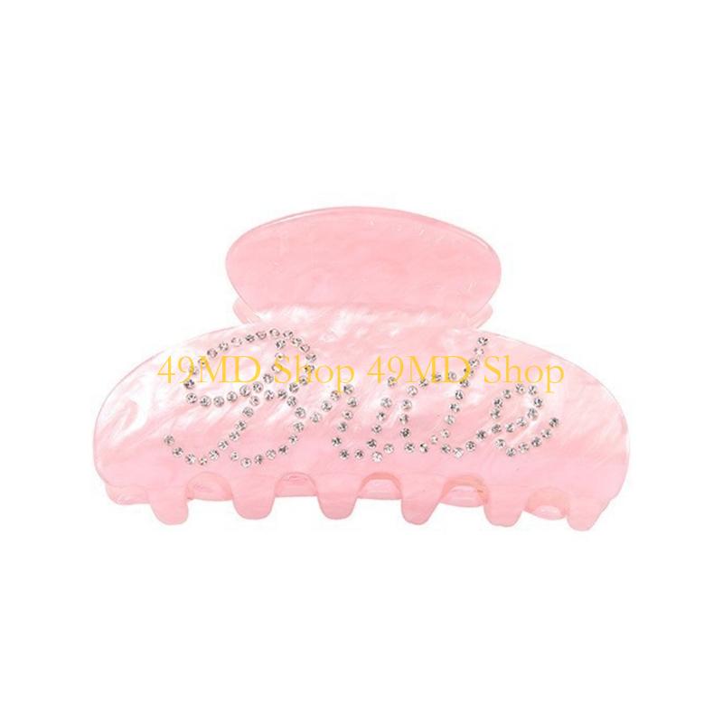 

49MD Glistening Rhinestones Wedding Hair Claw Clip Bridal Accessory For Parties Daily Use