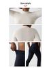 Cross-border Cotton-Modal Nude Yoga Suit: High-Waist Long Sleeve Fitness & Casual Sportswear Set