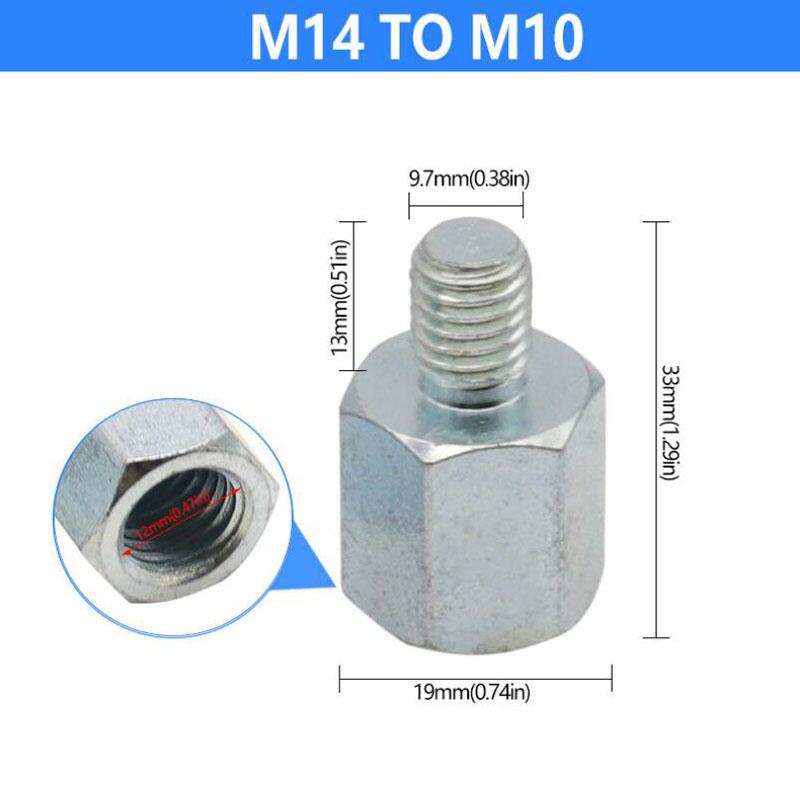 Adaptor Multifuncțional M14 La M10/M16 sau M14 La 5/8-11 sau 5/8-11 La M14 Convertor Universal de Filet pentru Roată și Disc de Lustruire