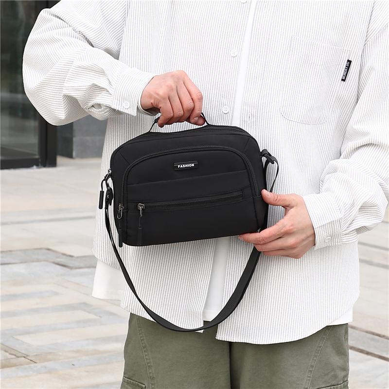 Sac bandoulière homme grande capacité style commuter sac à bandoulière unique mode loisirs sacs bandoulière homme