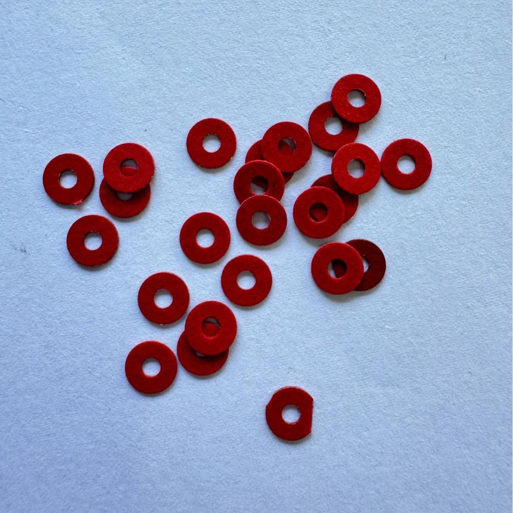 Red Insulating Gasket Washer - Standard Steel Paper Hardware