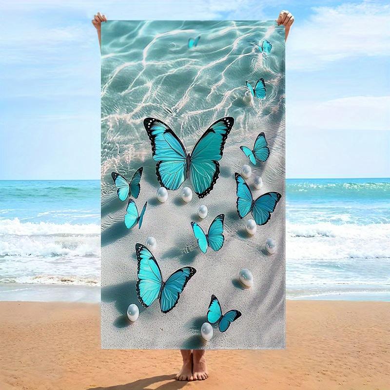 Strandtücher mit tollen Aufdrucken, Weiche Handtücher geeignet für Reisen, Schwimmbäder, Urlaube und Strandtage.