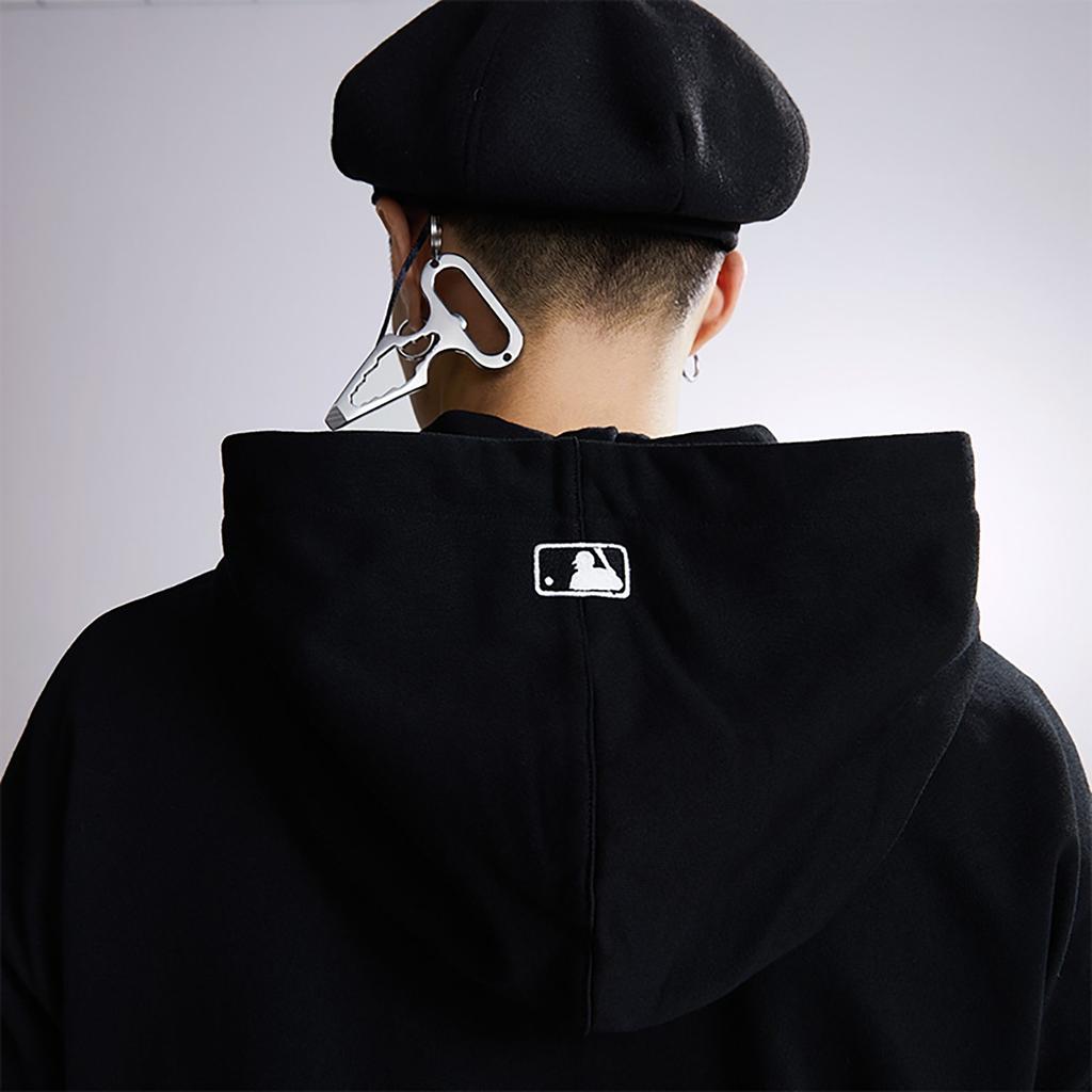 MLB Sweatshirt Jacket Unisex Black 3ATRB0134-50BKS