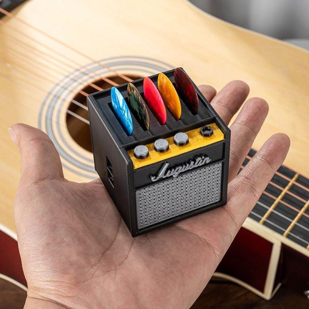 3D Printed Guitar Pick Holder Large-capacity Guitar Picks Storage Case  Home